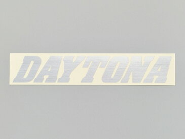 【DAYTONA(デイトナ)】 【4909449575505】【ポスト投函便】DAYTONA(デイトナ)カットステッカー 抜き文字 ヘアラインシルバー 21228