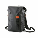 【4589946148206】 DBT596-BK ターポリンデイパック2　W30×L(D)17.5×H48cm　容量：24L【ドッペルギャンガー】