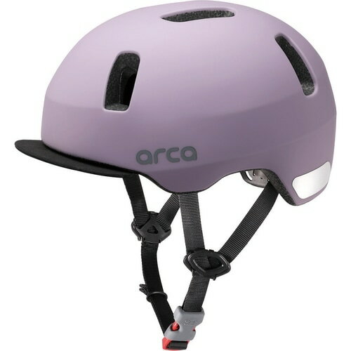 OGK KABUTO オージーケー 【4966094611576】 ARCA マットモーブ 50-54cm(未満) バイザー付 ヘルメット キッズ用ヘルメット