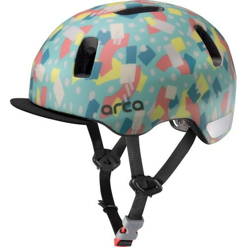 OGK KABUTO オージーケー 【4966094611590】 ARCA マットブロックブルー 50-54cm(未満) バイザー付 ヘルメット キッズ用ヘル...