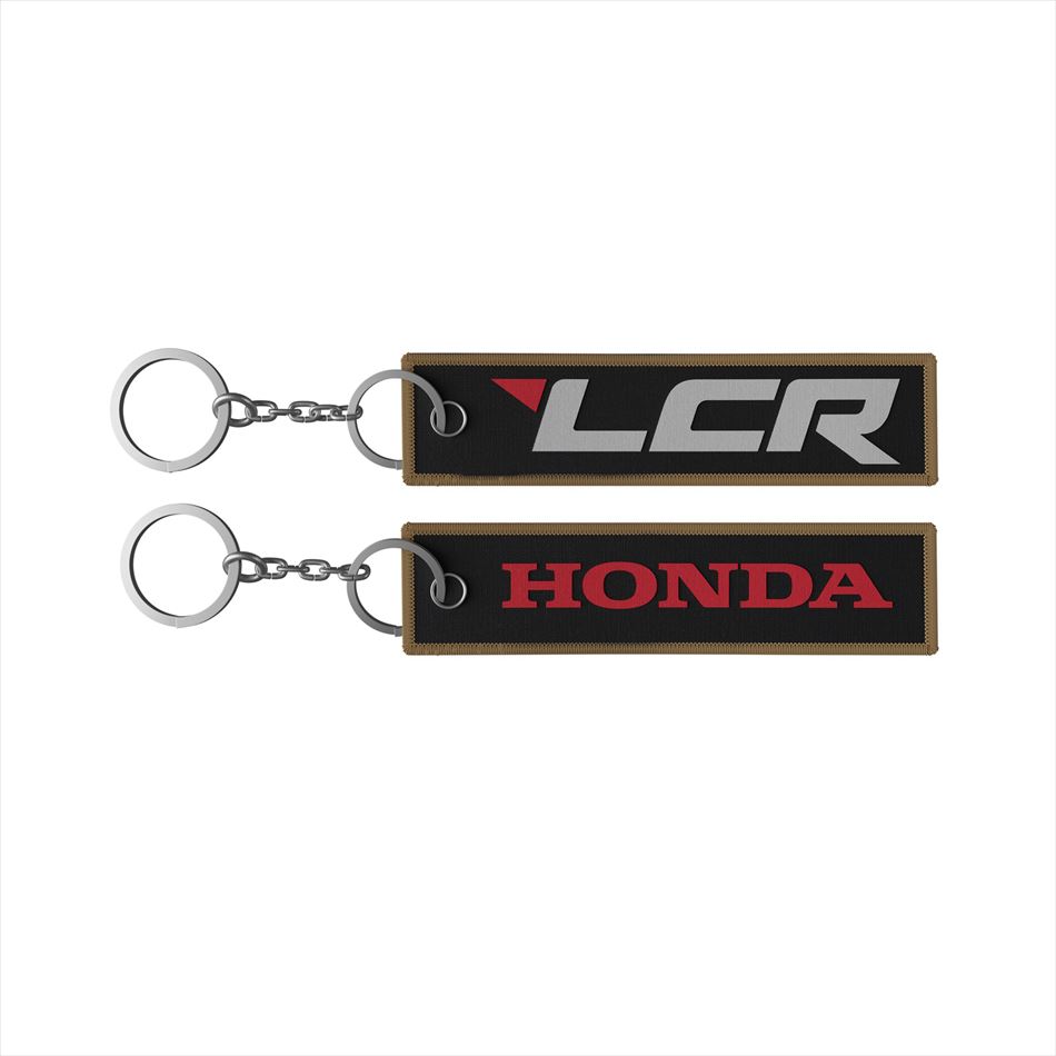定形外 【3661615558460】 LCR TEXTILE KEYRING 22(BK/WH/RD)　キーリング IXON(イクソン)
