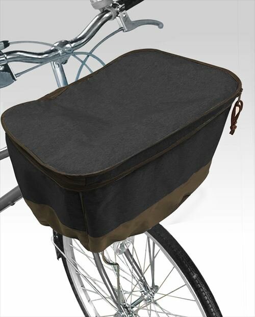 定形外 TOP 【4938402280606】 2段式前カゴカバーワイドカゴ用　ブラック