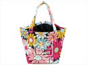 lovell 【4938402853152】 lovell ナイロンランチバッグ NAVY FLOWER