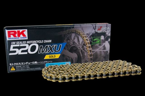 RK(アールケージャパン) 【4935531343165】 RK520MXU-GOLD-110L　ドライブチェーン　ゴールド