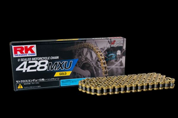 RK(アールケージャパン) 【4935531343257】 RK428MXU-GOLD130L　ドライブチェーン　ゴールド