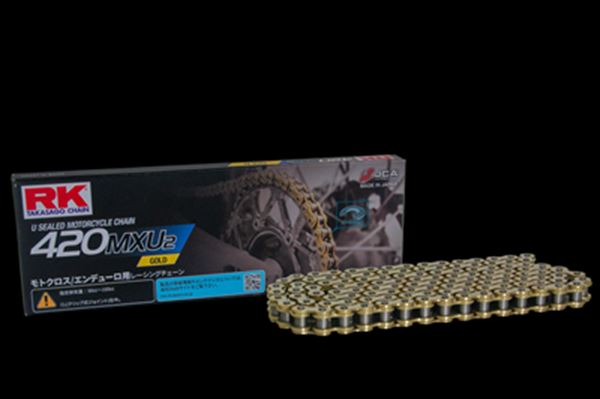 RK(アールケージャパン) 【4935531343295】 RKGC420MXU90LGC420MXU90L　ドライブチェーン　ゴールド