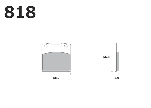 RK(アールケージャパン) 【4935531310181】 RK818FA5 ブレーキパッド