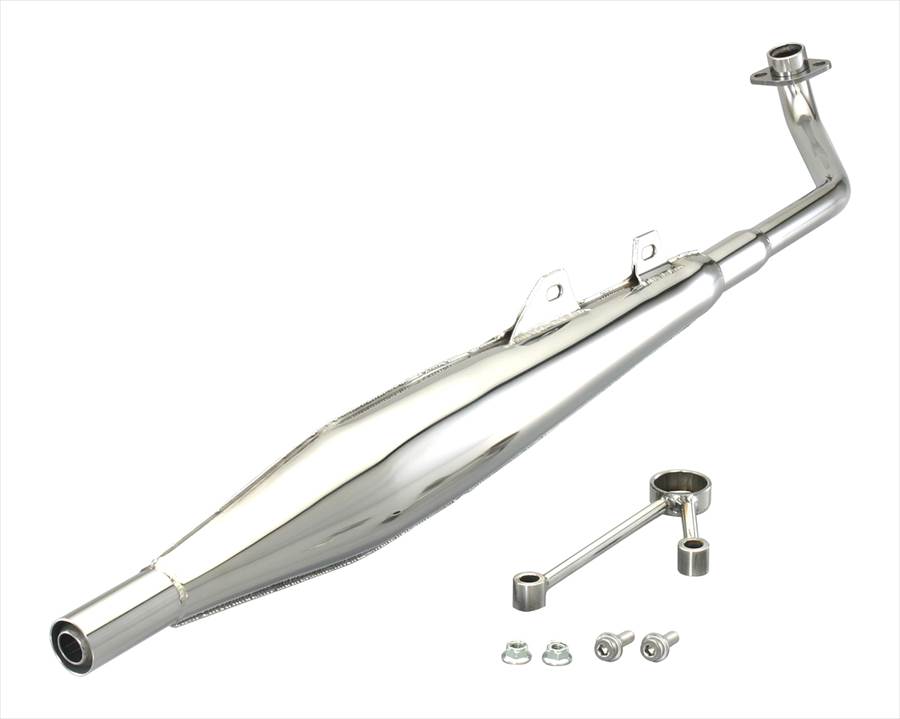 KITACO キタコ 【4990852128105】 543-1312500 クラシックダウンマフラー(SUS)C125'24　プレス成型モナカタイプ　バイク