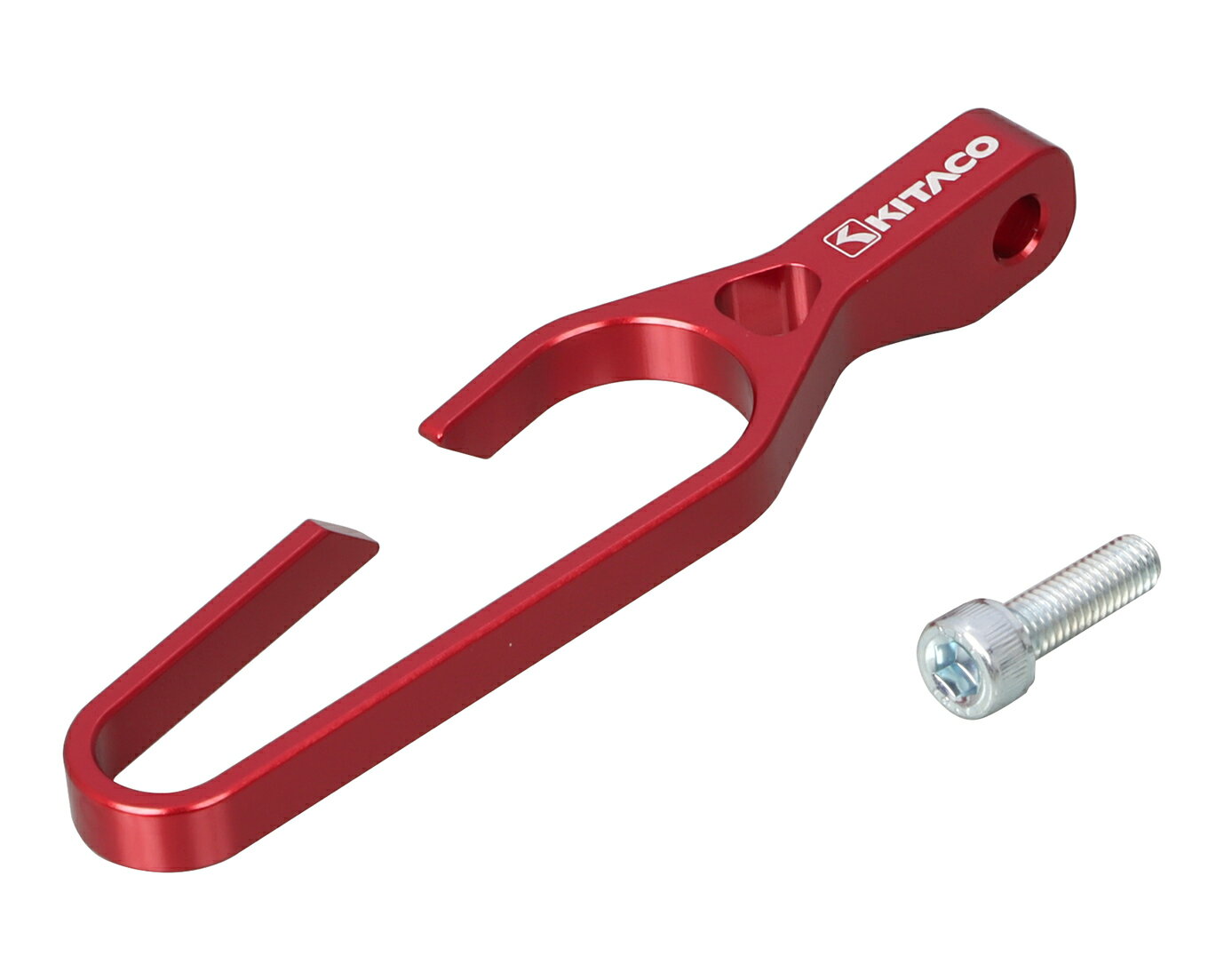 定形外 【4990852128518】 569-9020120 メーターケーブルガイド　タイプ2・レッド KITACO(キタコ)