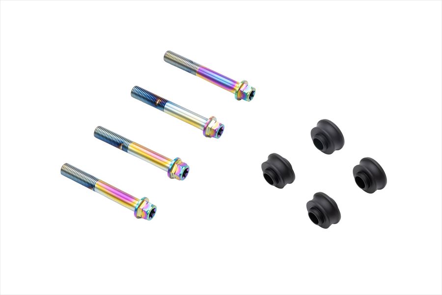 プロト 【4550255943837】 オフセットカラーマウントボルトセット 適合キャリパーA フランジ六角 チタン色 YZF-R7 22-24 φ298（ノーマル）