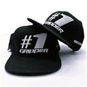 #1GRIPPER(ワングリッパー) 【7350129330285】 OGSB01-BL Snapback Cap-刺繍キャップ バイク 帽子 オフロード エンデューロ