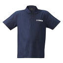 8月上旬入荷予定 ネコポス Y'S GEAR YAMAHA RY3005 ポロシャツ ネイビー ヤマハロゴ入り DRY吸水速乾 形状安定 UVカット