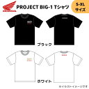 ネコポス ホンダ(HONDA) PROJECT BIG-1 Tシャツ ブラック ホワイト S-XLサイズ CB1300 Final Edition 2色展開