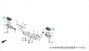 ネコポス ホンダ(HONDA) 50661-K2E-T00 【高頻度交換部品/常備推奨部品セット】 メインステップのラバー 2個セット CT125 JA65
