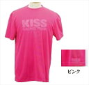 ネコポス キジマ KIJIMA 【4934154758097】 KISS ティーシャツ KS-002 フロントプリント ピンク LL