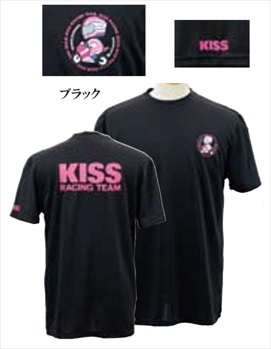 ネコポス キジマ KIJIMA 【4934154758165】 KISS ティーシャツ KS-003 バックプリント ブラック L