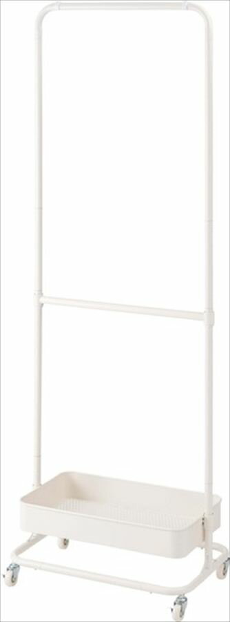 東谷 あづまや 【4985155240296】 ハンガーワゴン ホワイト メーカー直送品 キャンセル不可