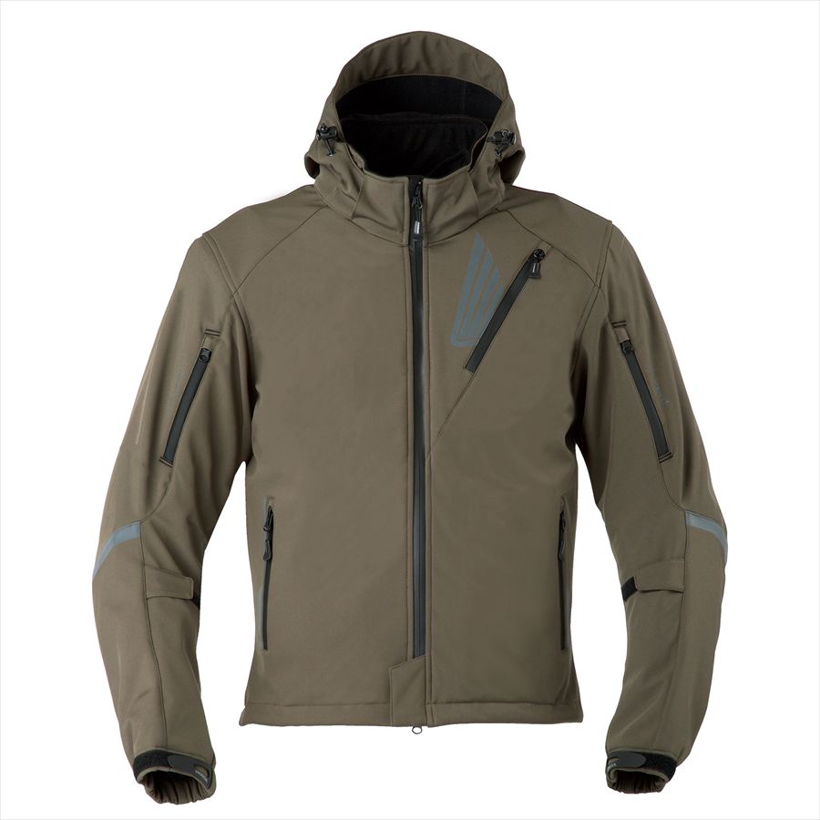 ホンダ(HONDA) 0SYEJ-63G-AWM プロテクトソフトシェルパーカ WMサイズ オリーブ 2025秋冬 ライディングギア(2)