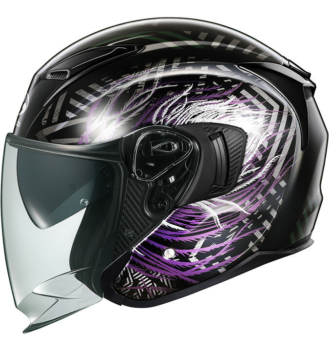 オージーケーカブト OGK Kabuto 【4966094638153】 EXCEED2 PLUME エクシード・2 プルーム ブラックパ..