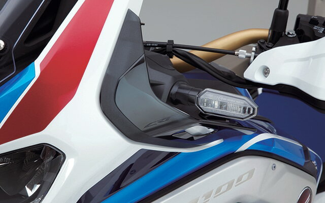 【送料無料】【Honda (ホンダ)】 20年モデル　CRF1100L Adventure Sports（SD10）専用　バイザー　走行風軽減 08R73-MKS-E20【CRFロゴ入りの純正品