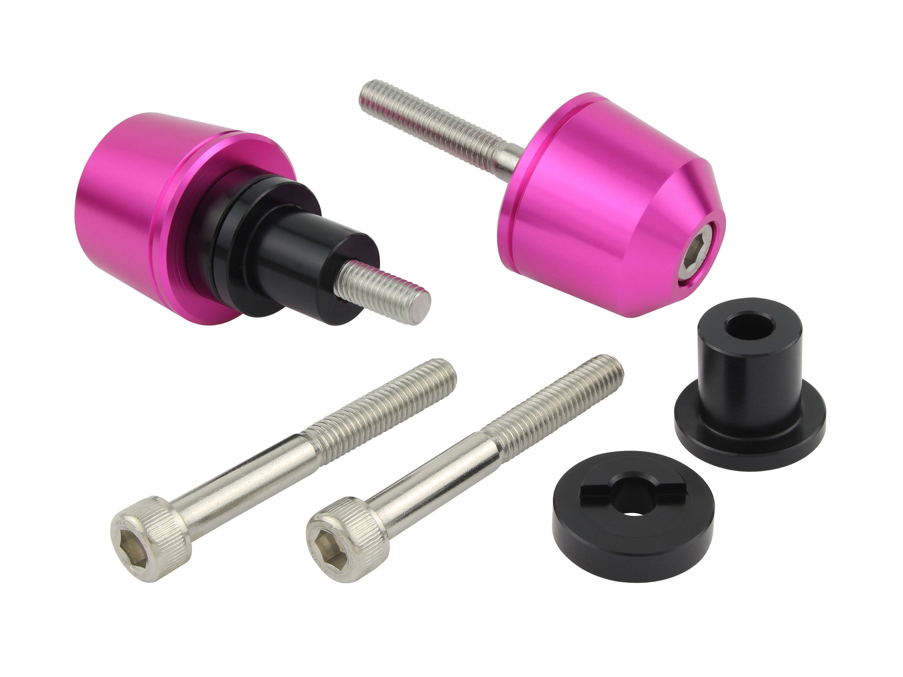 【4945716176747】 ソリッドバーエンド　カワサキ純正ハンドルM6タイプ（外径29.mm） POSH FAITH(ポッシュ フェイス)(2)