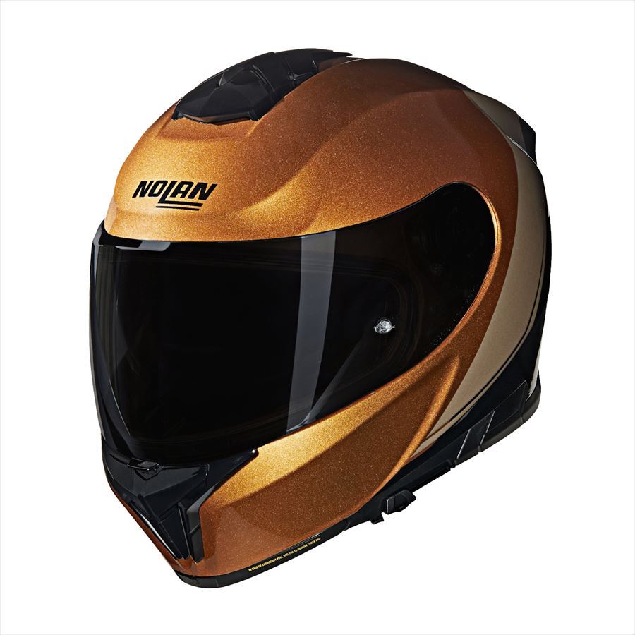 NOLAN(ノーラン) 【4909449649749】 49892 N80-8 VERNICIATURA SPECIALE(OCHER BLACK/341) Lサイズ(59-60cm) 49892 DAYTONA(デイトナ) ヘルメット フルフェイス