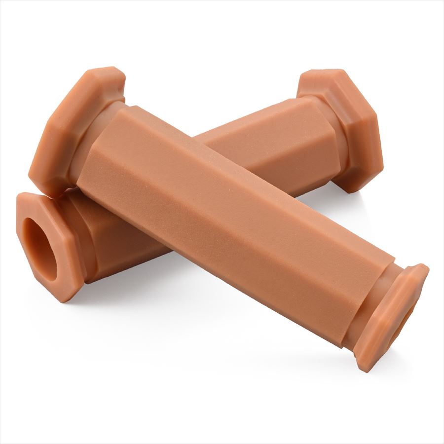 DAYTONA(デイトナ) 【4909449656266】 61332 グリッピーグリップ ハンドル径φ22.2用 123mm エンド貫通 GG-D-SEVEN 生ゴム色 61332