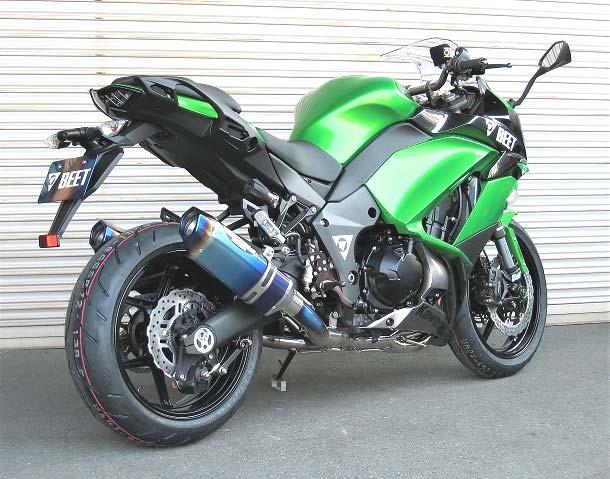 BEET(ビート) 【4582346461104】 ナサート-Evo TYPE2 T2 ブルーTI NINJA1000／Z1000 17-国内仕様