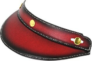 MARUSHIN(マルシン工業) 【4980579005971】 ヴィンテージレザーバイザー A.RD エイジングレッド