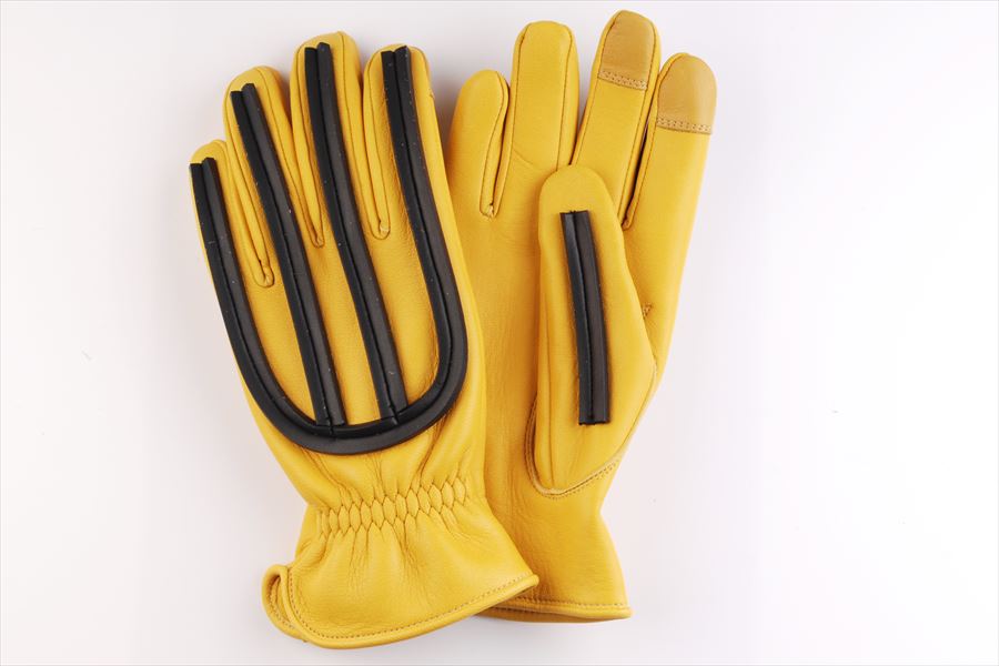 DIN MARKET 【4589975585638】 GGM16-5-3 GMG-16 VMX GLOVE ゴールド/ブラック Lサイズ
