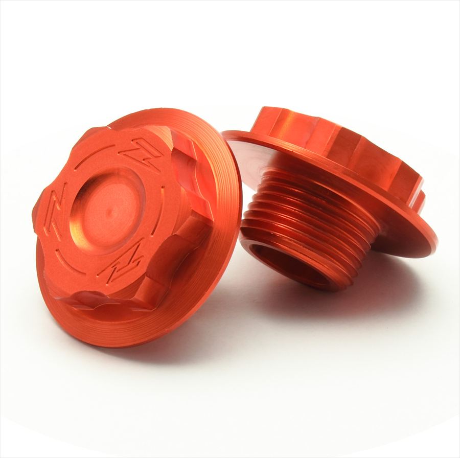 ネコポス ジータ(ZETA) 【4547836095771】 ZETA ステアリングステムボルト オレンジ M20x27-P1.5 L＝11.5