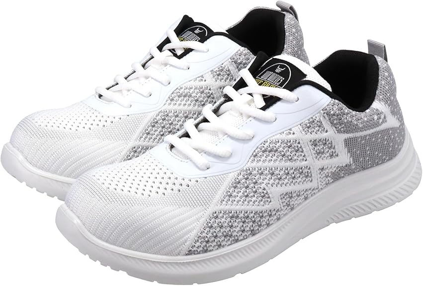 おたふく手袋 WW-125 WW MOVE GAMMMA ワイルドウルブス ムーブ ガンマ ホワイト×グレー ワークシューズ 安全靴 軽量 作業靴 メンズ レディース 先芯 鋼鉄先芯