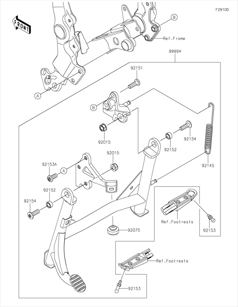 Kawasaki カワサキ 純正部品 92153-0303 ボルト、バンク センサ