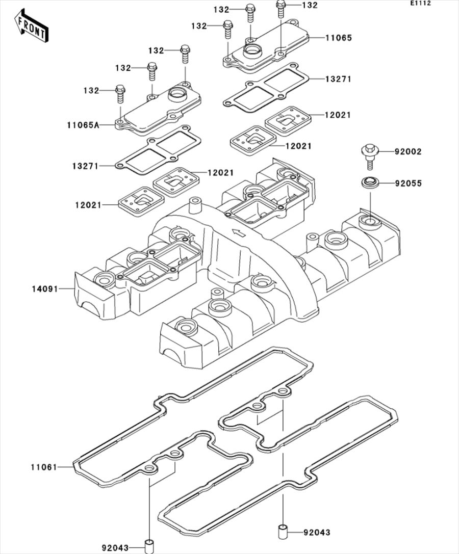 Rakuten - Kawasaki カワサキ 純正部品 92170-1722 クランプ