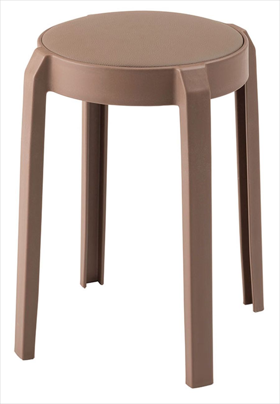 Stools - 東谷 あづまや 【4985155247905】 スツール ブラウン メーカー直送品 キャンセル不可