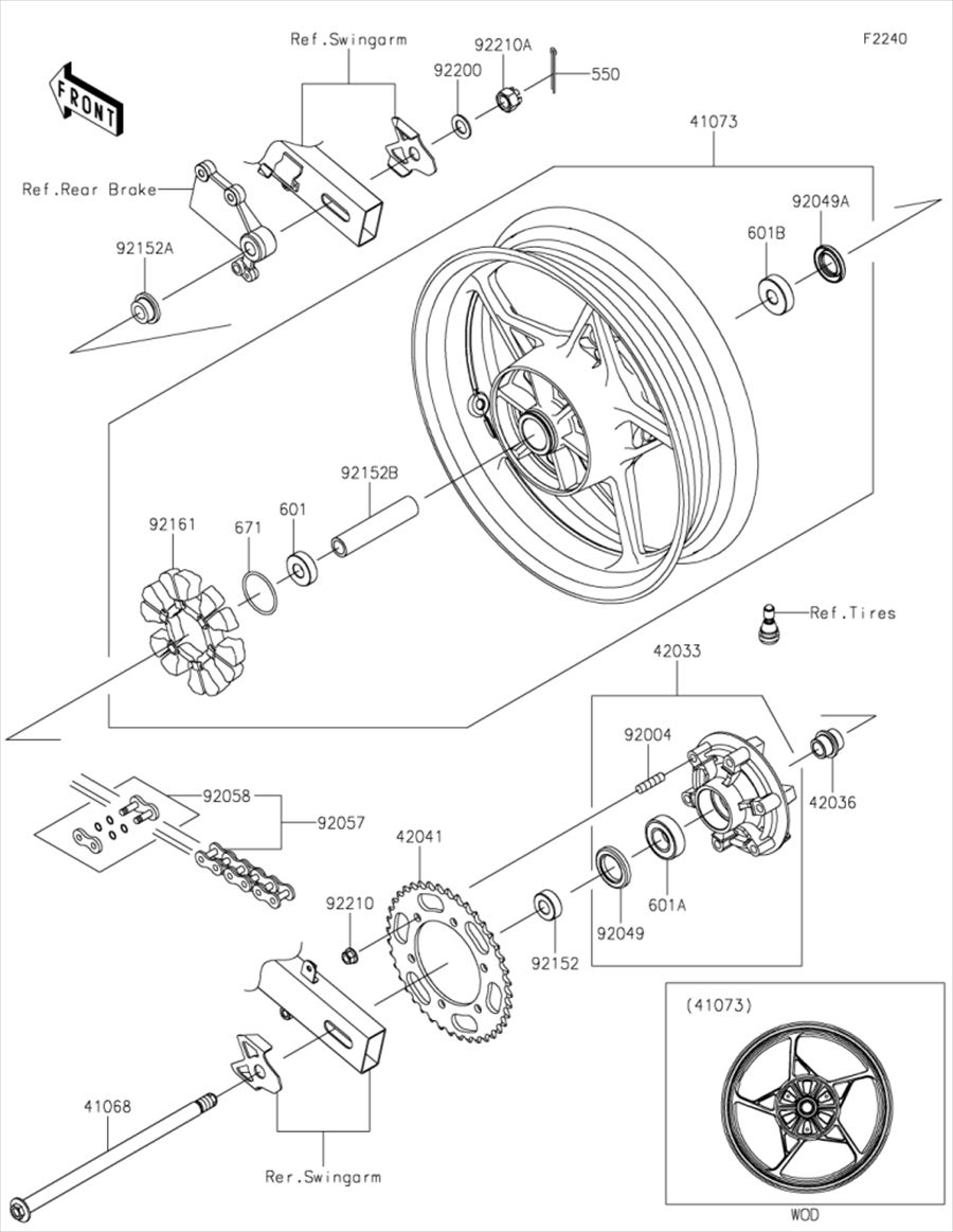 樂天商城 - Kawasaki カワサキ 純正部品 92152-0843 カラー、17X35X13