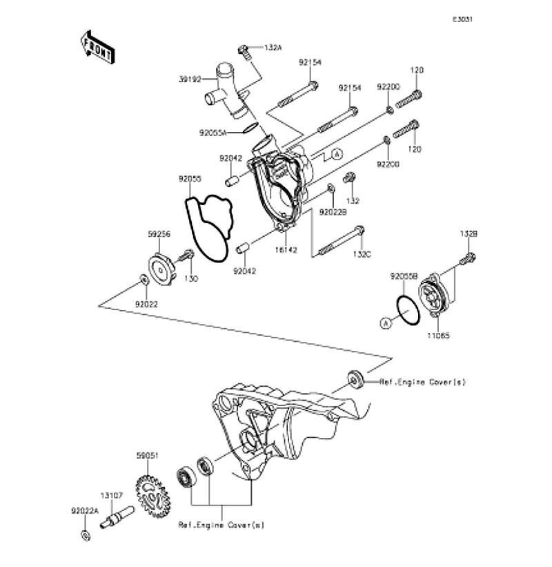 Rakuten - Kawasaki カワサキ 純正部品 39192-0037 パイプ(ウオータ)