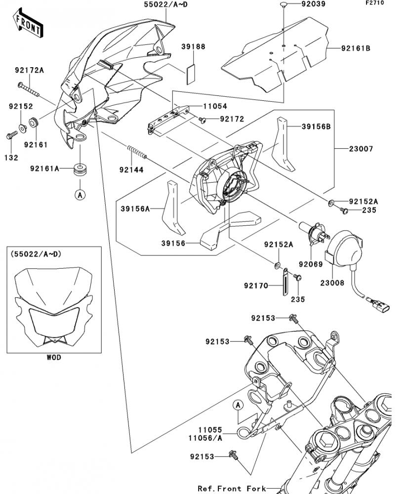 樂天商城 - Kawasaki カワサキ 純正部品 92152-0890 カラー