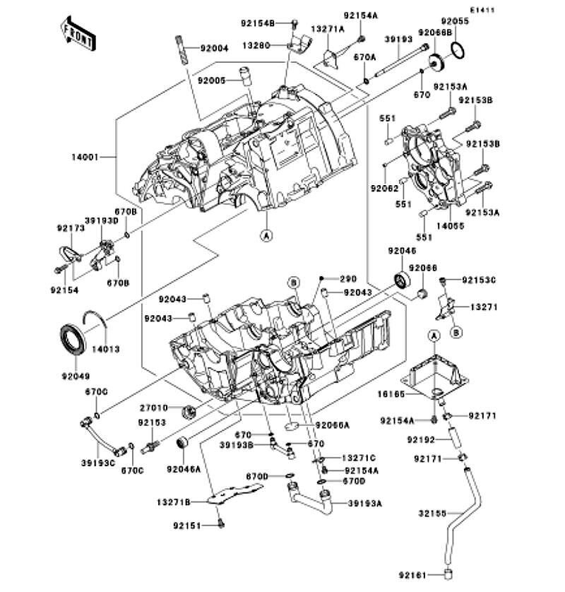 Rakuten - Kawasaki カワサキ 純正部品 39193-0569 パイプ(オイル)