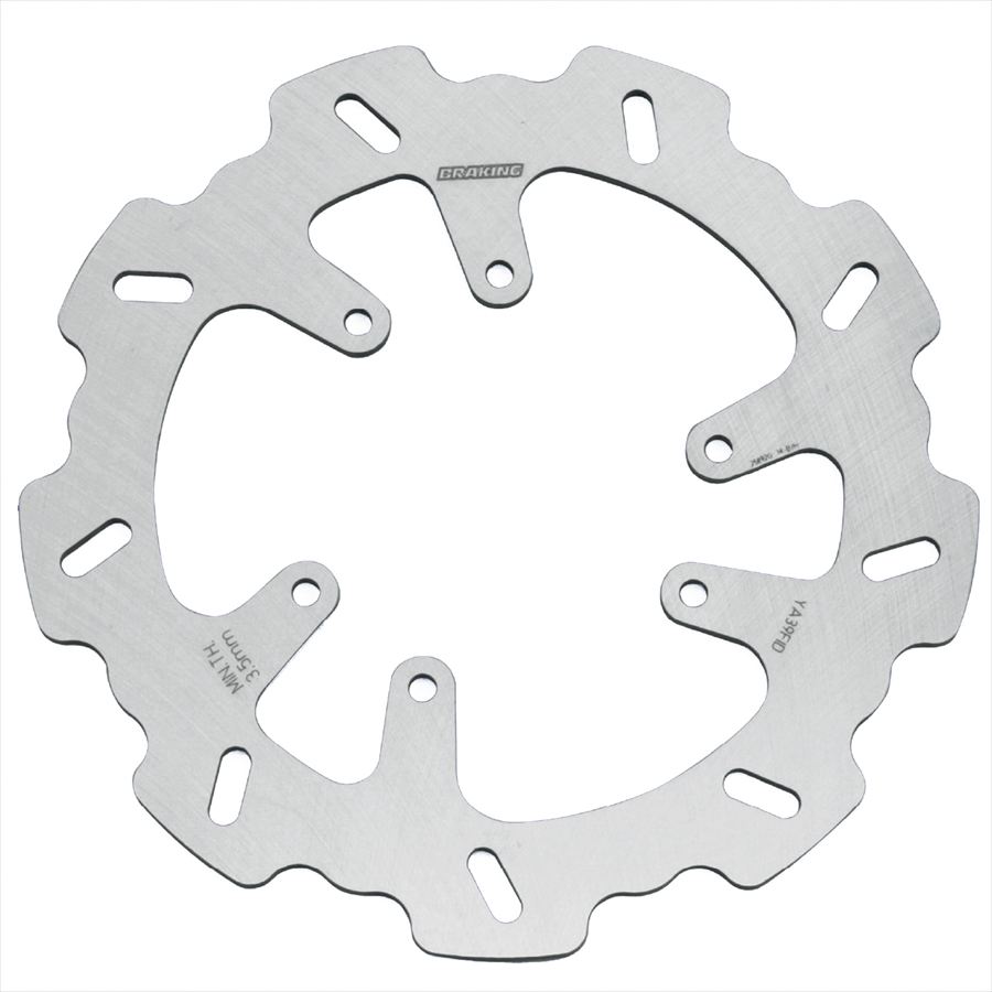 BRAKING(ブレーキング) 【4909449676639】 65476 ディスクローター トリッカー250/S など フロント専用 YA39FID バイク 65476 DAYTONA(デイトナ)