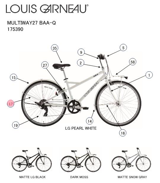 asahi (アサヒ) 【4560285290863】 175430000 LOUIS GARNEAU(ルイガノ) MULTIWAY27...