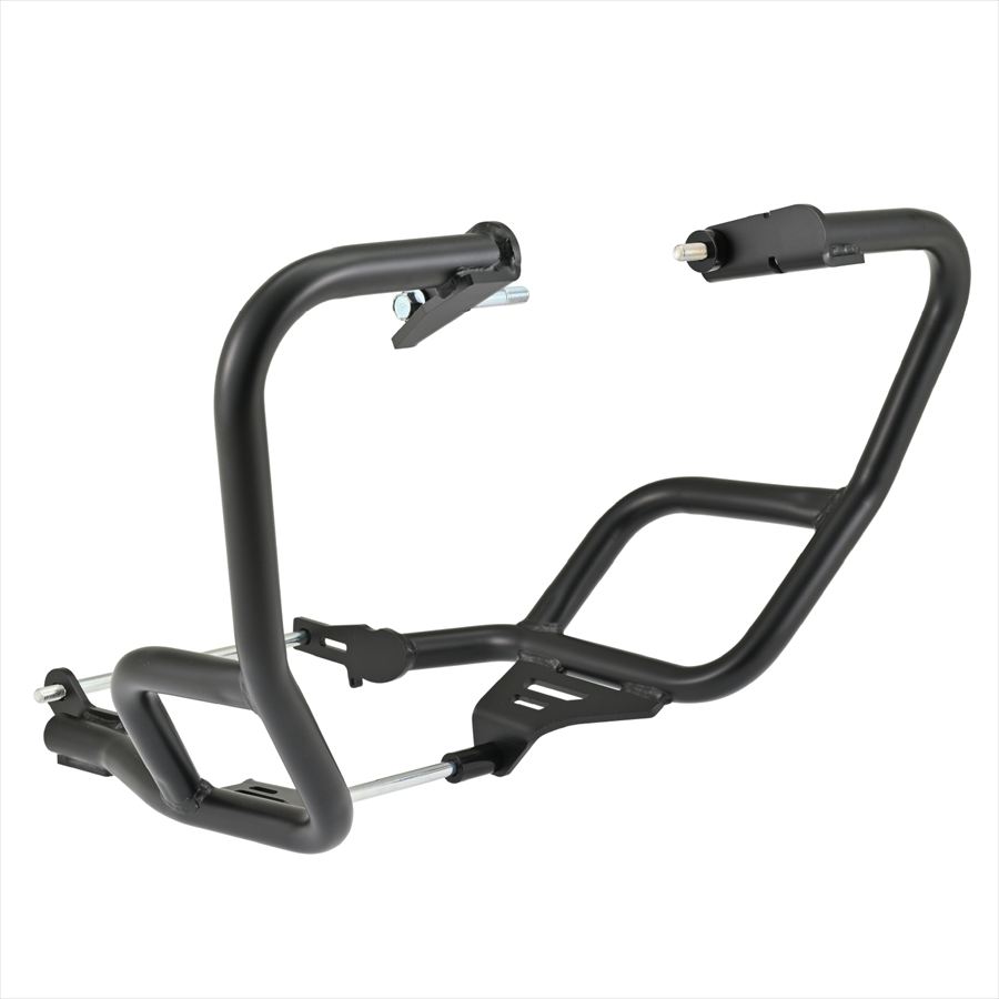 SV650/X専用設計のパイプエンジンガード。メインパイプはφ25.4パイプで軽度な転倒時にクランクケース周りを保護し、エンジンへのダメージを最小限にします。車体イメージを損ないにくいコンパクト設計を採用し、マットブラック塗装により自然に馴染む仕上がりです。セパレート構造により、マフラーを取り外すことなく装着可能で、取付作業にも配慮しています。MADE IN JAPAN。当社LEDフォグランプユニット プレシャスレイ スモール(品番：48495/64587)の同時装着が可能です。【適合車種】SV650/X(16-25) [VP55B/E]・左右セット※ リダクションスライダーは付属しておりません。※ LEDフォグランプユニット プレシャスレイW(品番:40329)は取付不可。商品の詳細な情報については、メーカーサイトでご確認ください。商品及び品番は予告なく変更が行われる事がございます。【ご注文の際の注意事項】●適合・取付・ご使用は、お客様にて判断の上お願い致します。●品切・完売の場合がございますので、受注後に発送予定をご連絡させて頂きます。●画像はイメージとなりますので商品とは色・デザインが異なる場合があります。 ●商品ご到着時に必ず製品に不具合が無いか確認を行ってください。 配送時の破損や製品不具合の場合は、必ず商品ご到着より3日以内にご連絡お願い致します。それ以降にご連絡頂いた場合はご対応出来ない場合がございます。●当店では、商品不良・誤商品発送以外の理由での商品の交換または返品はできません。●お客様のご都合によるキャンセル・交換・返品は一切お受けできませんのであらかじめご了承の上ご注文ください。●お電話、メールにてお問い合わせ頂きましても、お客様都合のキャンセル・返品・交換の対応はすべてお断りさせて頂いております。 ●通信販売には法律上、クーリングオフの規定はございません。　ご注文は慎重にお願い致します。※※こちらの商品はお取り寄せ品となります※※メーカーの在庫状況や商品によっては発送までにお時間を頂く場合がございます。メーカーの在庫も完売している場合がございます。その際はキャンセルをさせていただく場合がございます、予めご了承ください。
