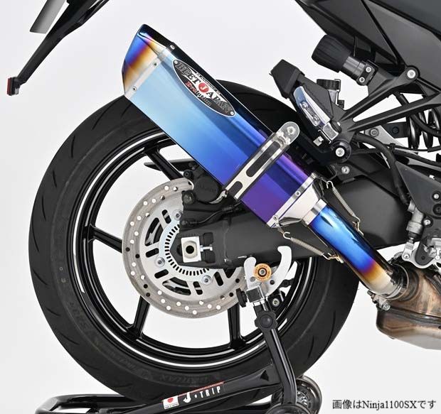 BEET(ビート)  NASSERT Evolution TypeII S/O Z1100/SE メタルブラック仕様 スリップオンマフラー