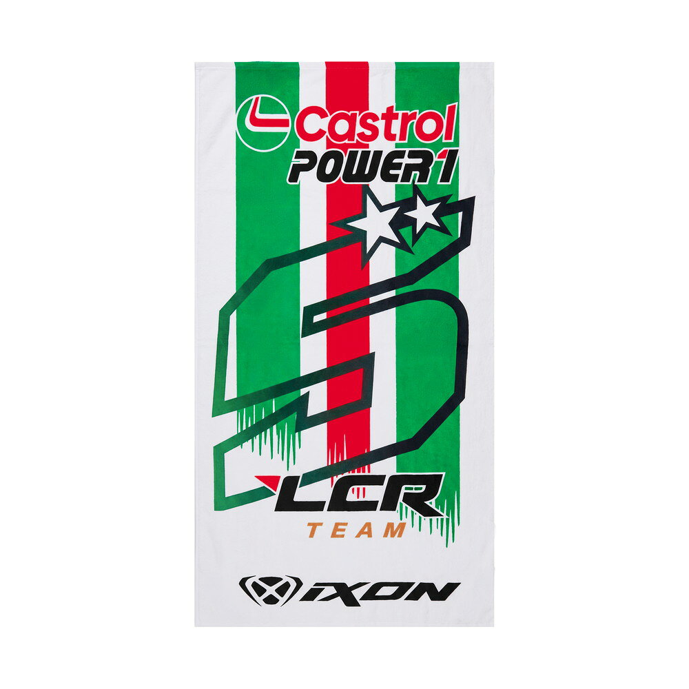 IXONが手掛ける、世界最高峰ロードレースの公式グッズ。MotoGPやSBKで活躍する人気ライダーやチームのデザインを採用したオフィシャルコレクションです。サーキット観戦はもちろん、ツーリングや普段使いまで幅広く活躍する、ファン必携のアイテムです。【素材】ポリエステル100％※本製品は予告なく仕様が変更される場合がございます。あらかじめご了承ください。※掲載画像はイメージです。実際の商品と色味や形状が異なる場合がございます。※イメージ画像には他カラーや関連商品が含まれている場合がございます。商品の詳細な情報については、メーカーサイトでご確認ください。商品及び品番は予告なく変更が行われる事がございます。【ご注文の際の注意事項】●適合・取付・ご使用は、お客様にて判断の上お願い致します。●品切・完売の場合がございますので、受注後に発送予定をご連絡させて頂きます。●画像はイメージとなりますので商品とは色・デザインが異なる場合があります。 ●商品ご到着時に必ず製品に不具合が無いか確認を行ってください。 配送時の破損や製品不具合の場合は、必ず商品ご到着より3日以内にご連絡お願い致します。それ以降にご連絡頂いた場合はご対応出来ない場合がございます。●当店では、商品不良・誤商品発送以外の理由での商品の交換または返品はできません。●お客様のご都合によるキャンセル・交換・返品は一切お受けできませんのであらかじめご了承の上ご注文ください。●お電話、メールにてお問い合わせ頂きましても、お客様都合のキャンセル・返品・交換の対応はすべてお断りさせて頂いております。 ●通信販売には法律上、クーリングオフの規定はございません。　ご注文は慎重にお願い致します。※※こちらの商品はお取り寄せ品となります※※メーカーの在庫状況や商品によっては発送までにお時間を頂く場合がございます。メーカーの在庫も完売している場合がございます。その際はキャンセルをさせていただく場合がございます、予めご了承ください。