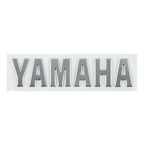 定形外【送料無料】【ヤマハ(YAMAHA)】 YAMAHAエンブレム　2枚1セット　樹脂製・シルバー立体タイプ 【Q5KYSK001TB3】