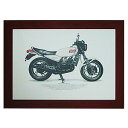 【送料無料】【ヤマハ(YAMAHA)】 1980 YAMAHA RZ250 A3額装 ポスター ピンナップ QQ1SBT30411P【】