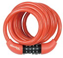 【Master Lock】 【71649291609】マスターロック タ゛イヤル式ケーフ゛ルロック 8221 レット゛