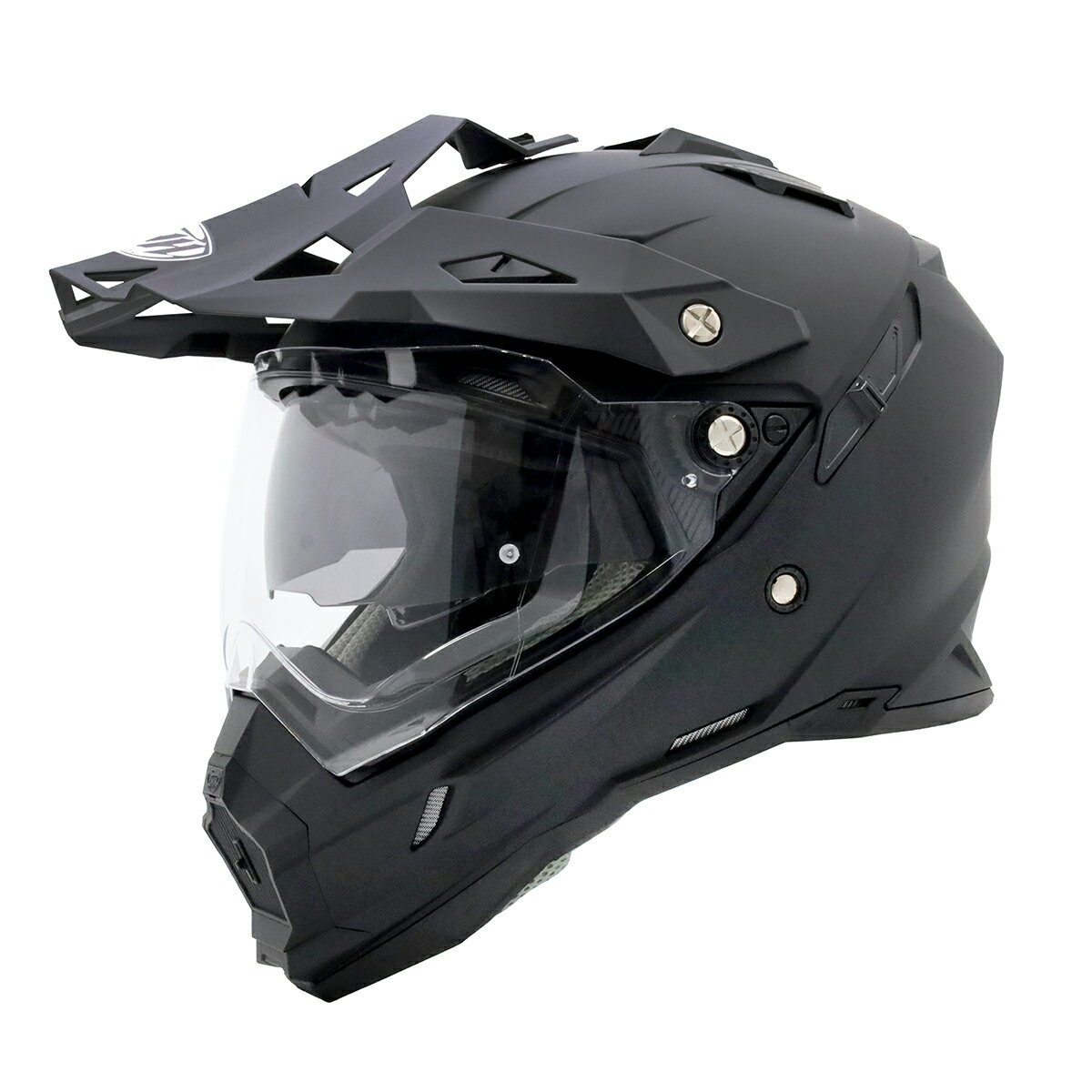 【送料無料】【THH】 インナーサンバイザー装備　オフロードヘルメット　TX-28 マットブラック モトクロス 全排気量対応 【thhtx28mk】