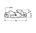 【送料無料】【ヤマハ(YAMAHA)】 フェアリーダ リード金具 船舶 マリン A006162310【YAMAHA純正】