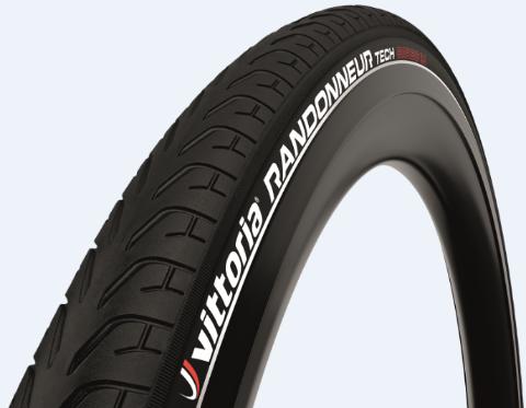 【ヴィットリア(Vittoria)】 8022530020350 Randonneur Tech G2.0 クリンチャー(Rigid) 27.5×1.5(40-584) オールブラック リフレクト付